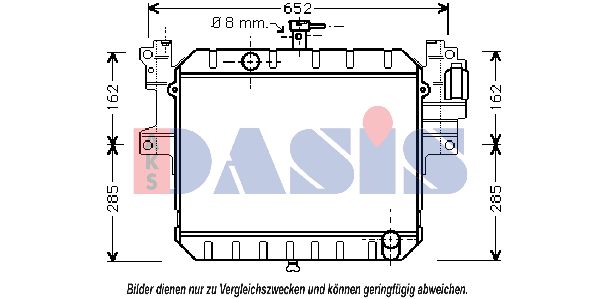 AKS DASIS Radiaator,mootorijahutus 360019N